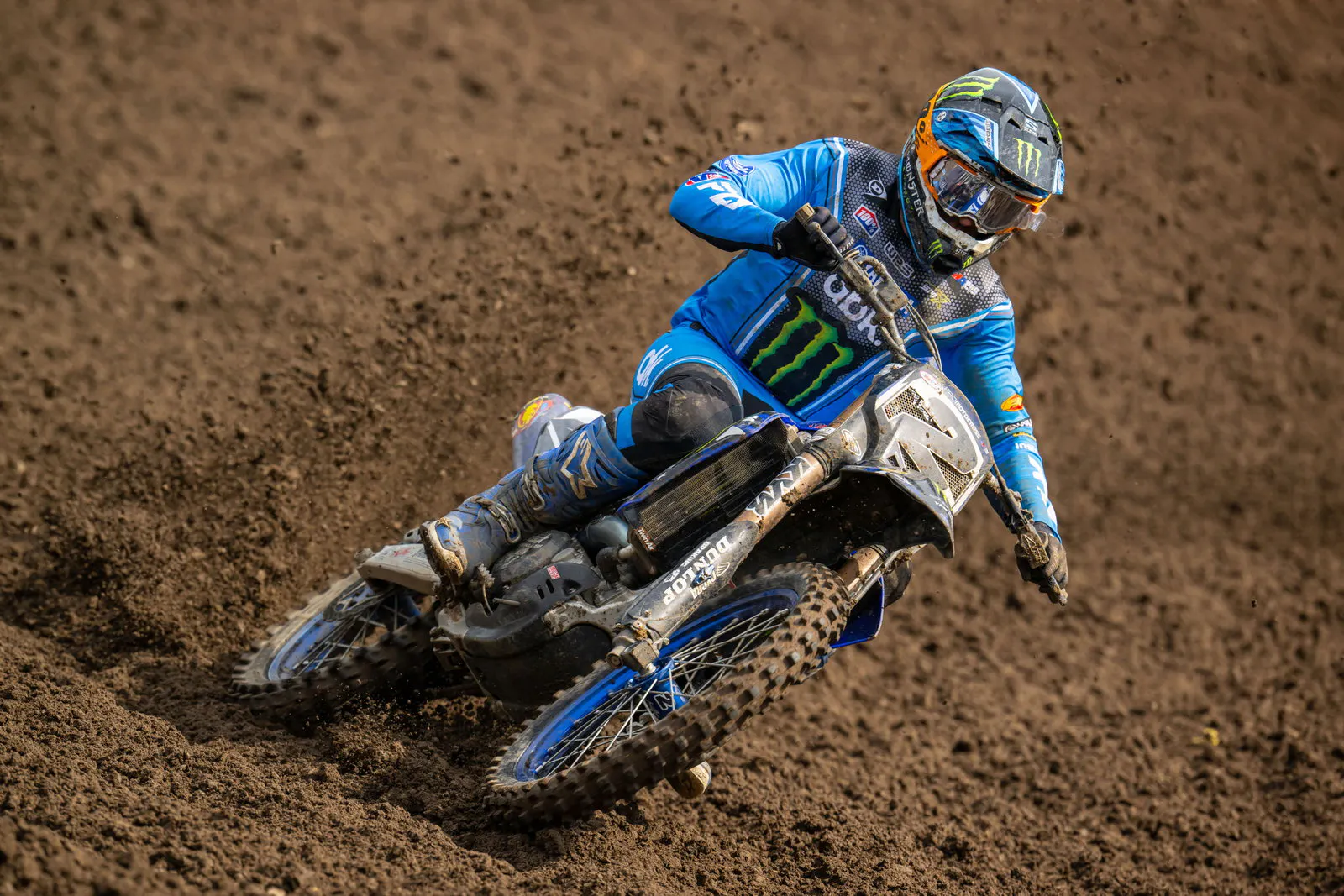 Cooper Webb seized the opportunity to land on the podium in his final Pro Motocross race.