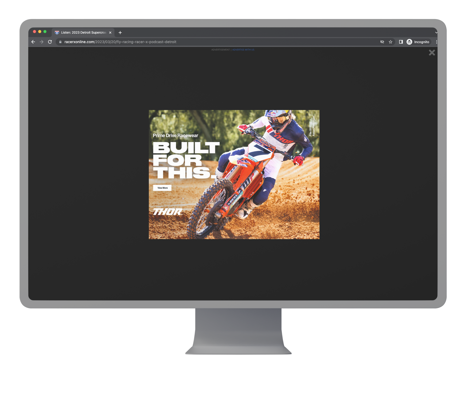 Interstitial - Racer X Media Kit