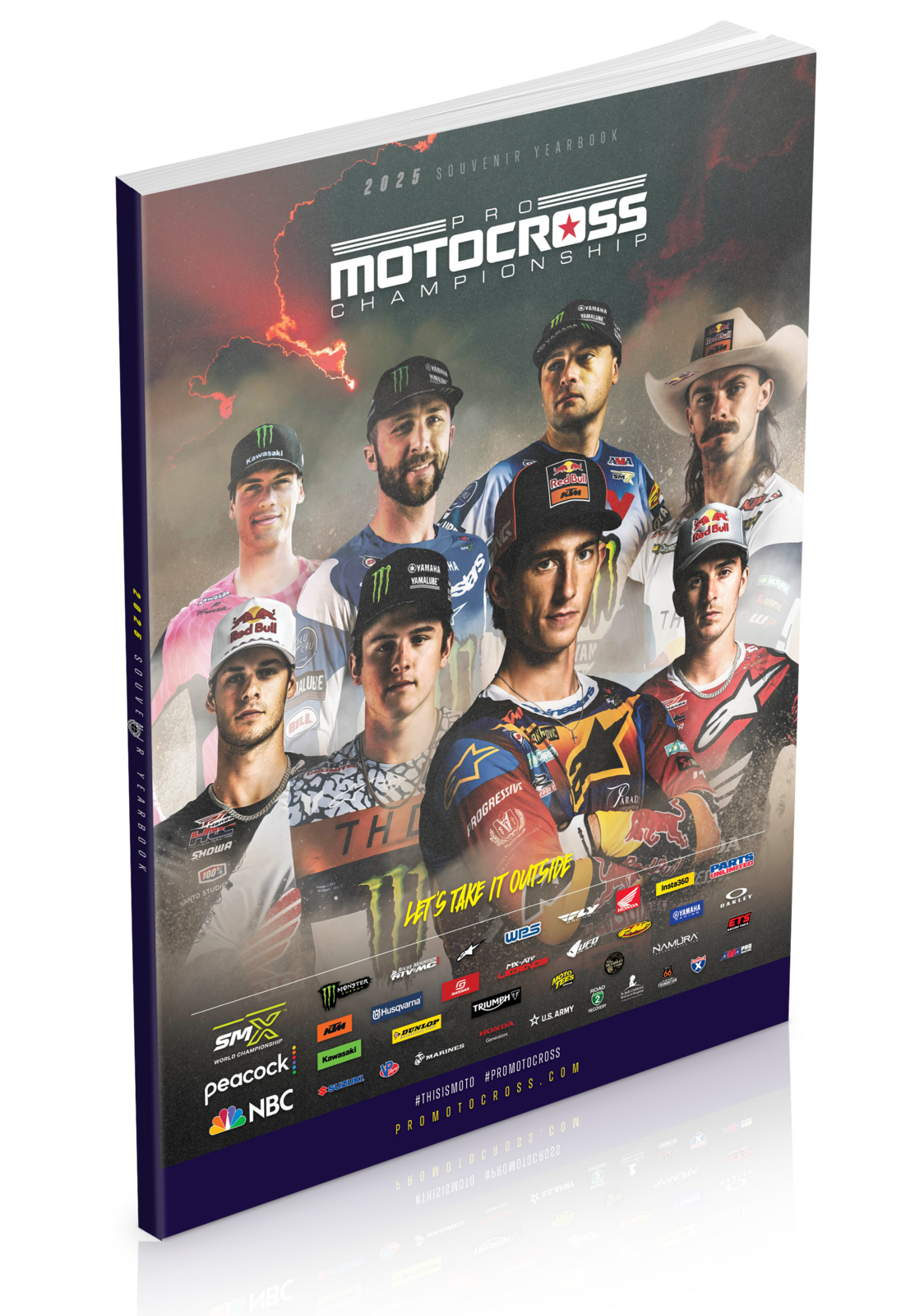 2025 Pro Motocross Event Program Cover